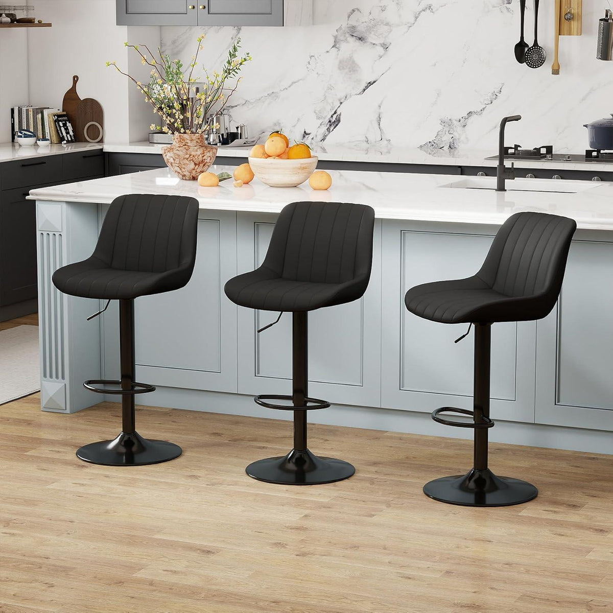 Drehbare Barhocker Set 3er – Höhenverstellbar & Modern