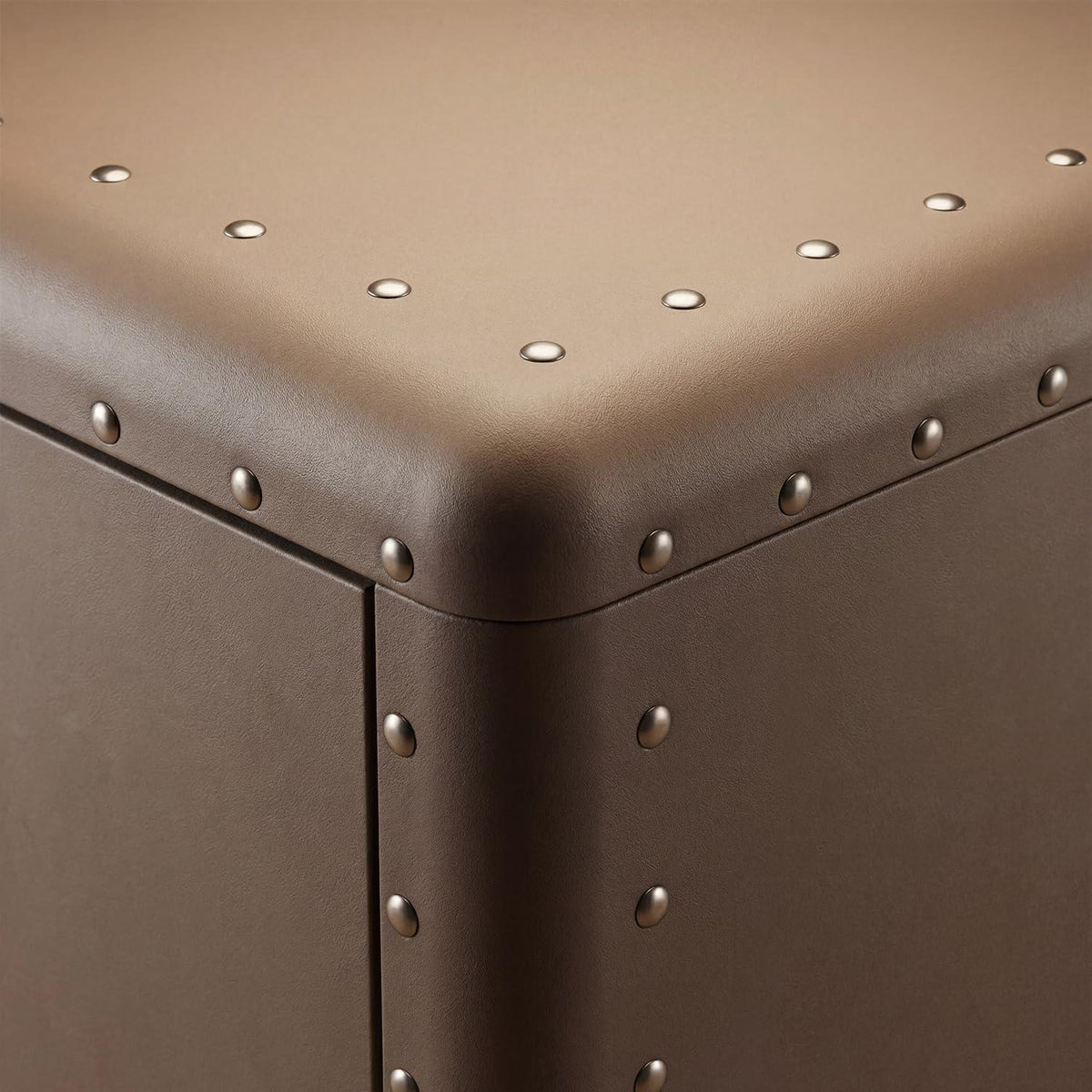 Industriales Sideboard 160 cm Braun – Kommode in Lederoptik