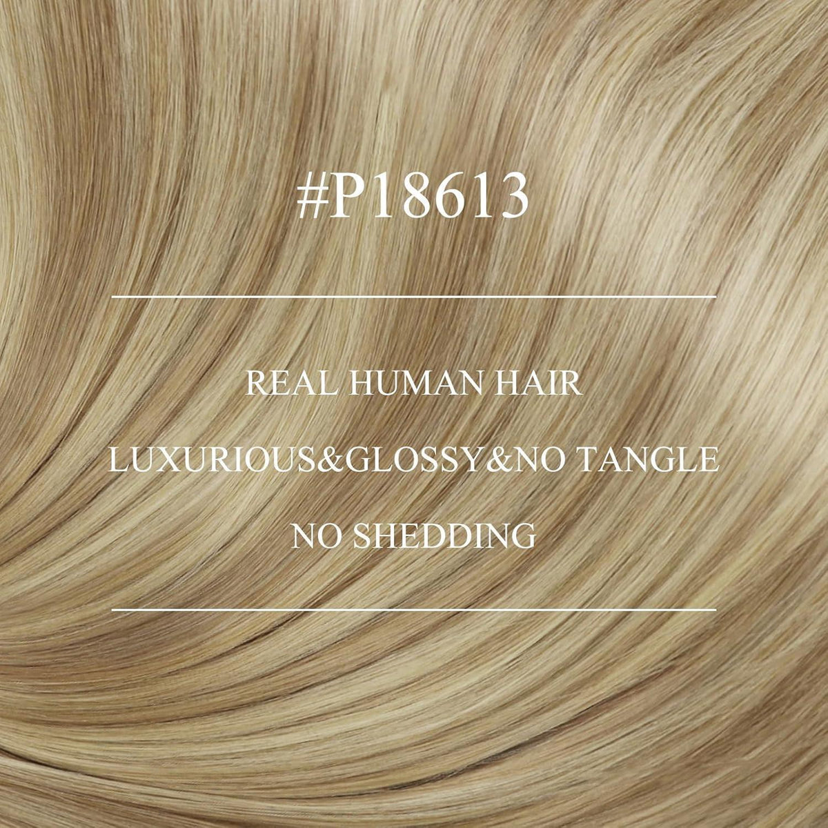 Nanoring Haarverlängerung Aschblond Echthaar 50cm