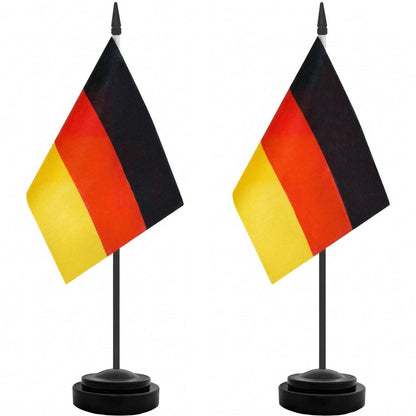 Deutschland Tischflaggen 2er Set WM 2026 – Büro & Home Deko