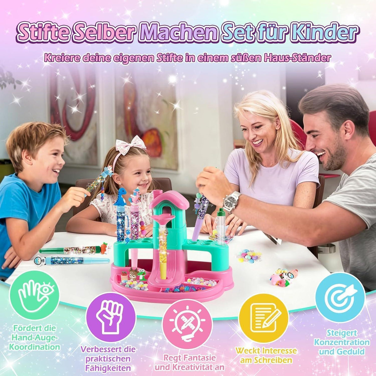 Stifte Selber Machen Set Kinder – 78 Teile zum Basteln & Verschenken