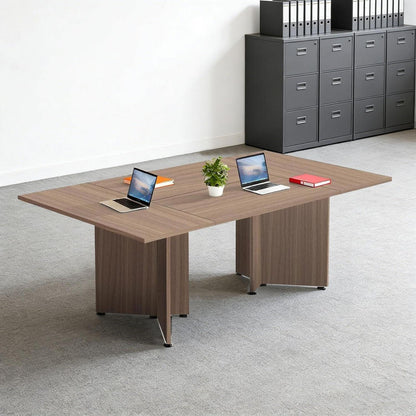 Modularer Konferenztisch, Erweiterbar für 4-12 Personen, 600 cm, Light Brown