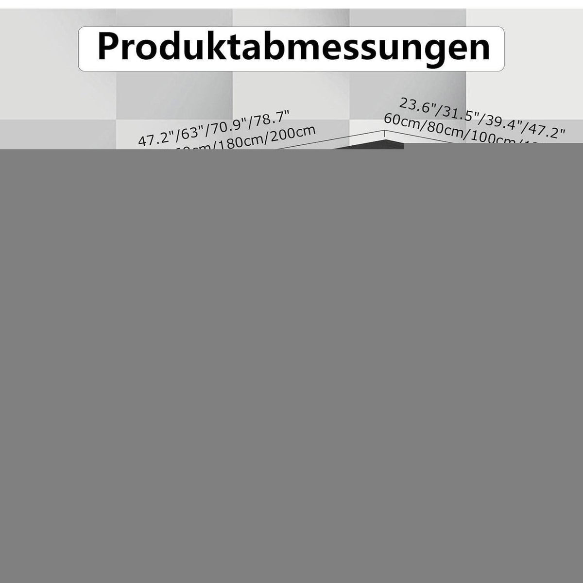 Modularer Konferenztisch, Erweiterbar für 4-12 Personen, Schwarz & Beige