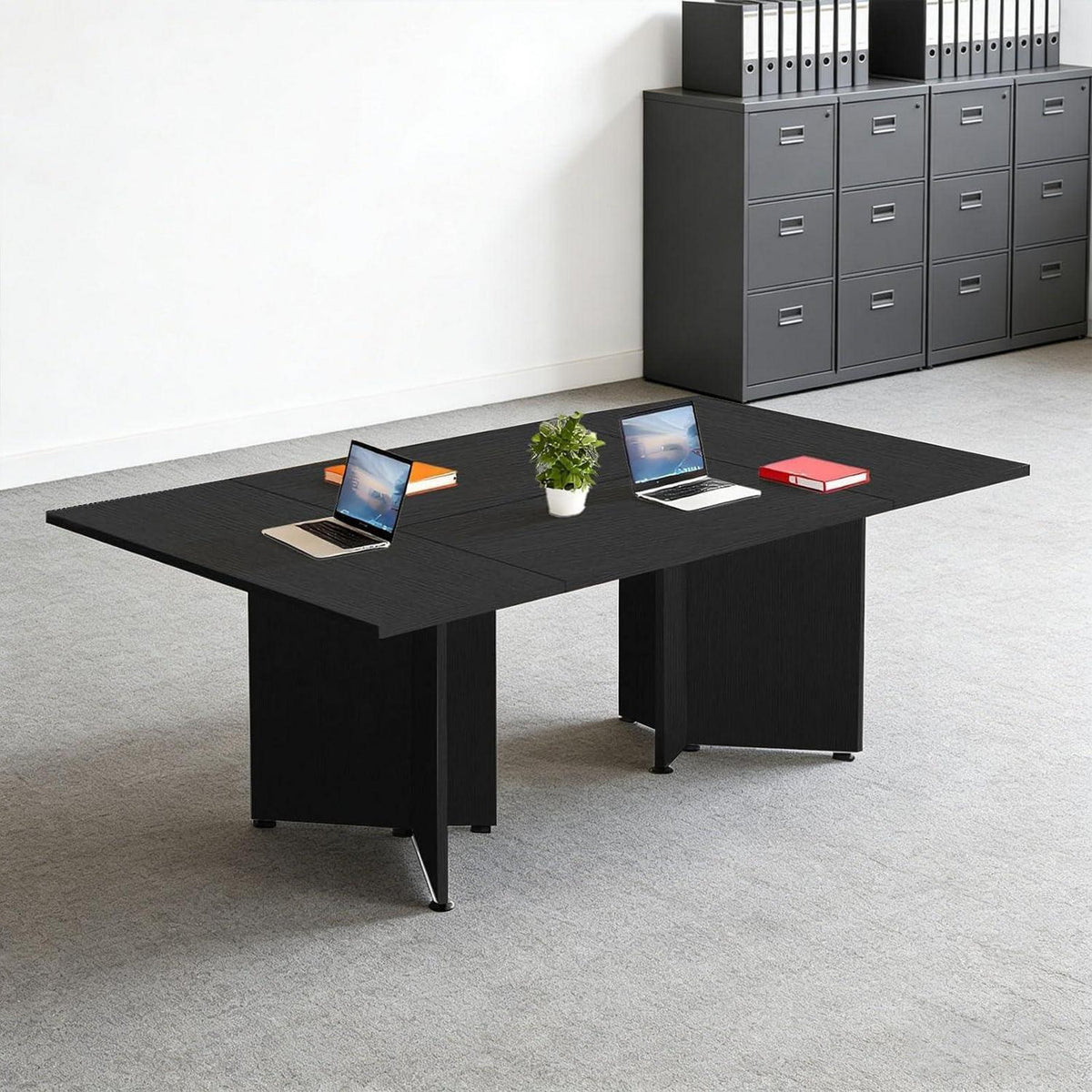 Erweiterbarer Konferenztisch Modular | 240 cm | Schwarz
