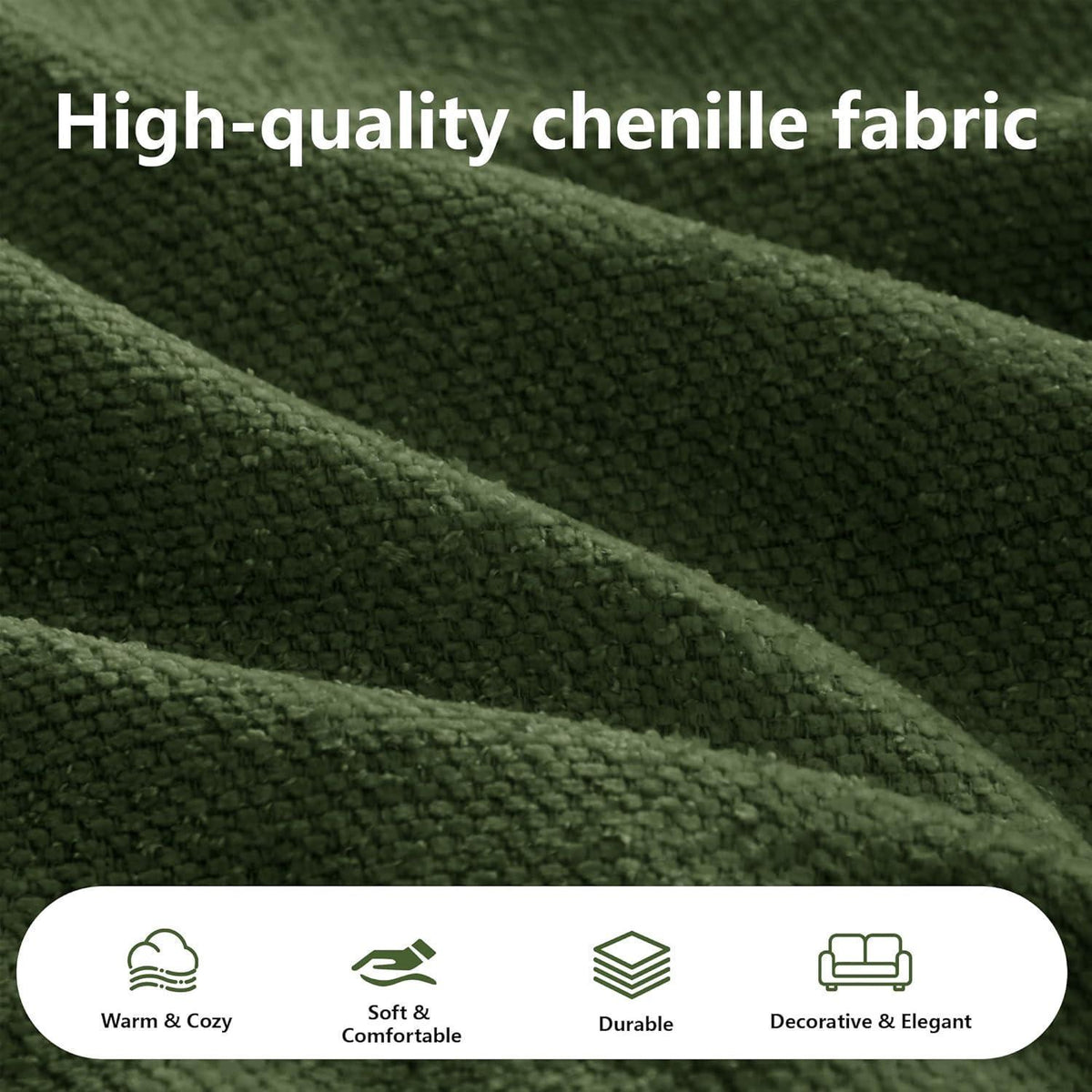 Modulares Chenille Sofa – Tiefes Sitzgefühl & Kein Aufbau