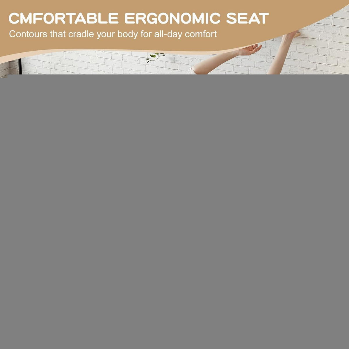 Modulares Chenille-Sofa 2-Sitzer mit Chaiselongue – Kein Aufbau