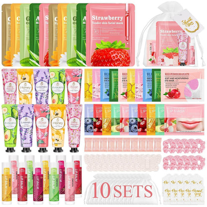 100-teiliges Hautpflege Geschenkset für Frauen & Mädchen
