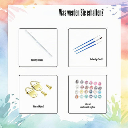 Malen nach Zahlen Erwachsene – Heißluftballon DIY Set