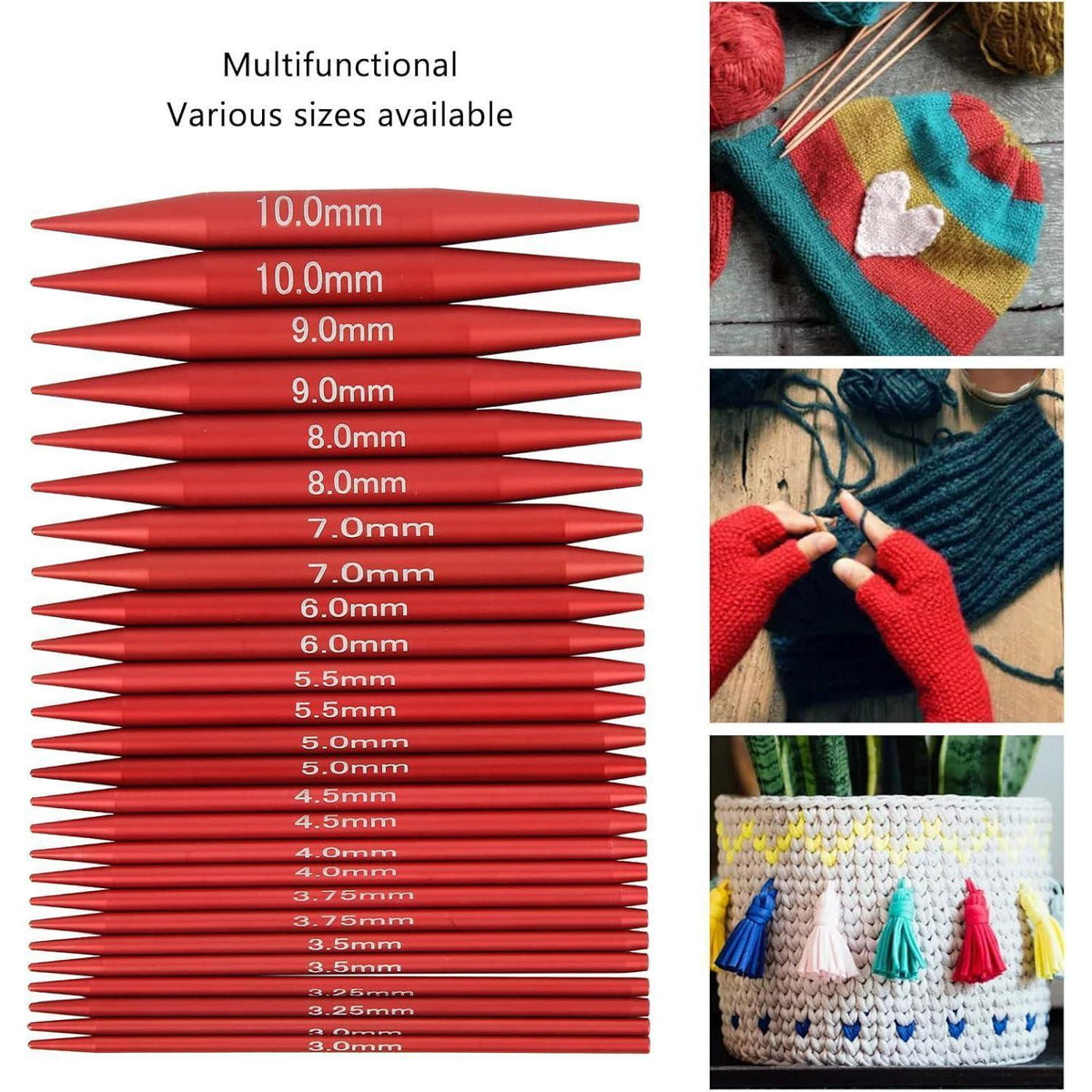 Austauschbares Stricknadeln Set mit Zubehör | Rundstricknadeln