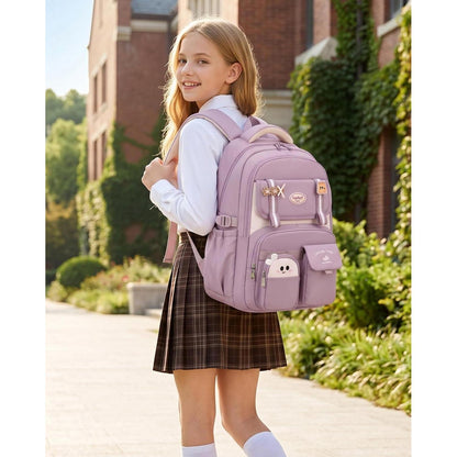 Schulrucksack Mädchen Lila – 30L Laptopfach & Ergonomisch