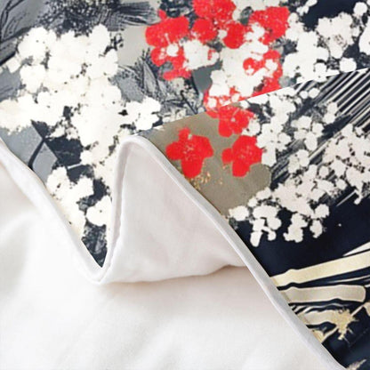 Japanisches Ukiyo-e Bettwäsche-Set 200x200 Baumwolle