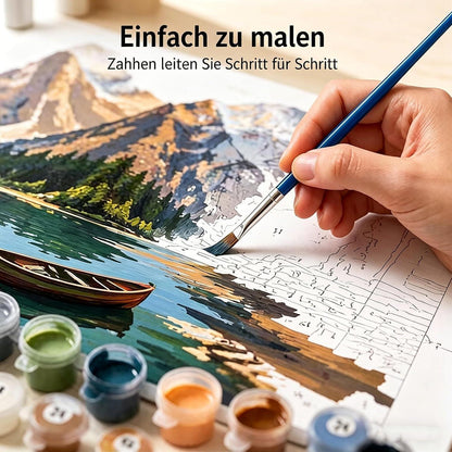 Malen nach Zahlen für Erwachsene – Motiv älterer Mann