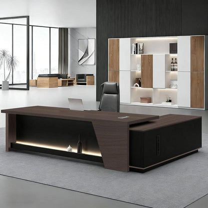 Moderner L-förmiger Schreibtisch mit Stauraum – 200x80x75 cm