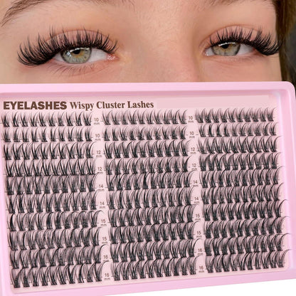 300er Wimpern-Set Manga Lash Cluster 10-16mm