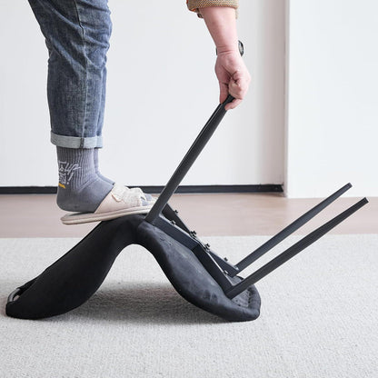 Runder Esstisch Set 100cm mit 4 Samtstühlen – Modern & Komfortabel