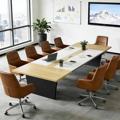 Moderner Konferenztisch 200x120cm – Stabiler Meetingtisch für Büro