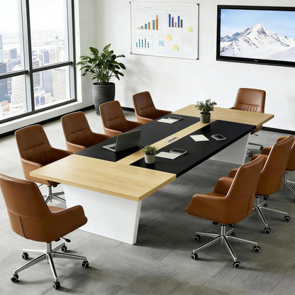 Moderner Konferenztisch 200x120cm – Stabiler Meetingtisch für Büro