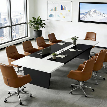 Moderner Konferenztisch Groß – Stabiler Meetingtisch 320x100x74cm
