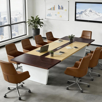 Moderner Konferenztisch 200x120cm – Stabiler Besprechungstisch für Büro