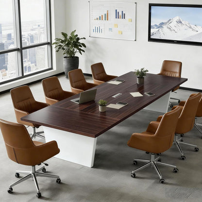 Moderner Konferenztisch 360x120cm – Stabiler Besprechungstisch für Büro