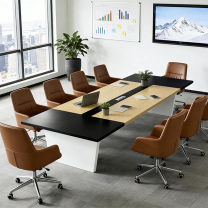 Konferenztisch 240x100cm – Moderner Besprechungstisch für Büro & Meeting