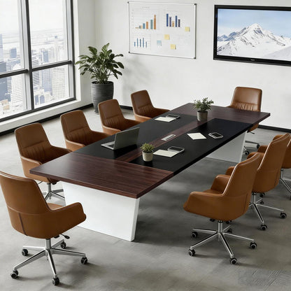 Moderner Konferenztisch 180x100cm – Stabiler Besprechungstisch für Büro