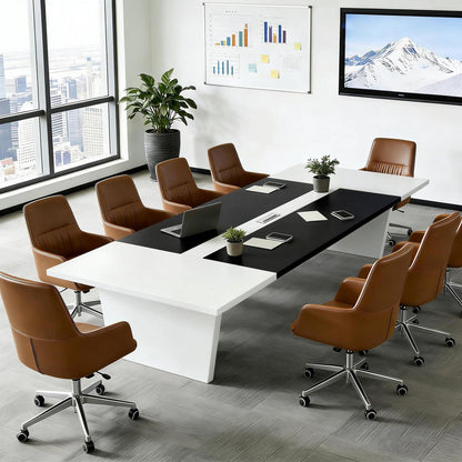 Moderner Konferenztisch 360x120cm – Stabiler Meetingtisch für Büro