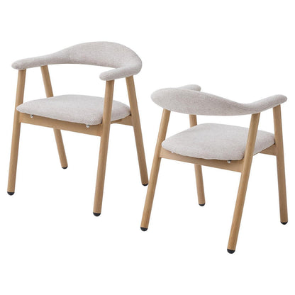 Küchenstuhl 2er Set, Modern & Bequem mit Stoffbezug