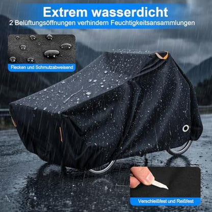Wasserdichte Lastenrad Abdeckung 420D Oxford Gewebe