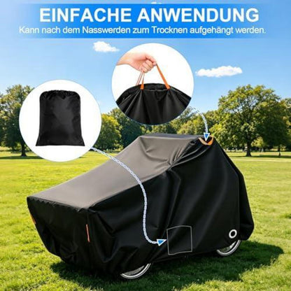 Wasserdichte Lastenrad Abdeckung 420D Oxford Gewebe