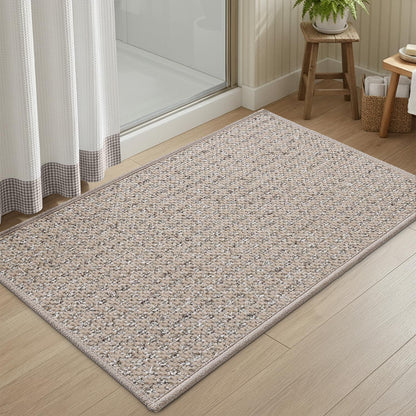Rutschfeste Badematte 60x90 cm – Saugfähig & Schnelltrocknend Beige