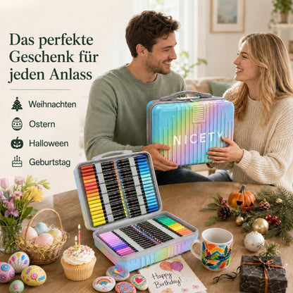 Acrylfarbstifte Set 360 Farben – Wasserfest zum Bemalen & Gestalten