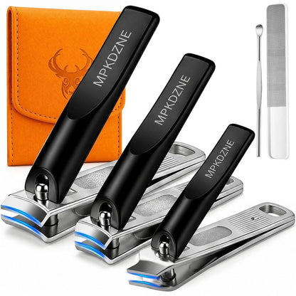 Professionelles Maniküre-Set 5-teilig – Edelstahl & Nano-Glas Feile