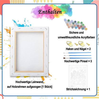 Malen nach Zahlen für Erwachsene – Kreatives Bastelset