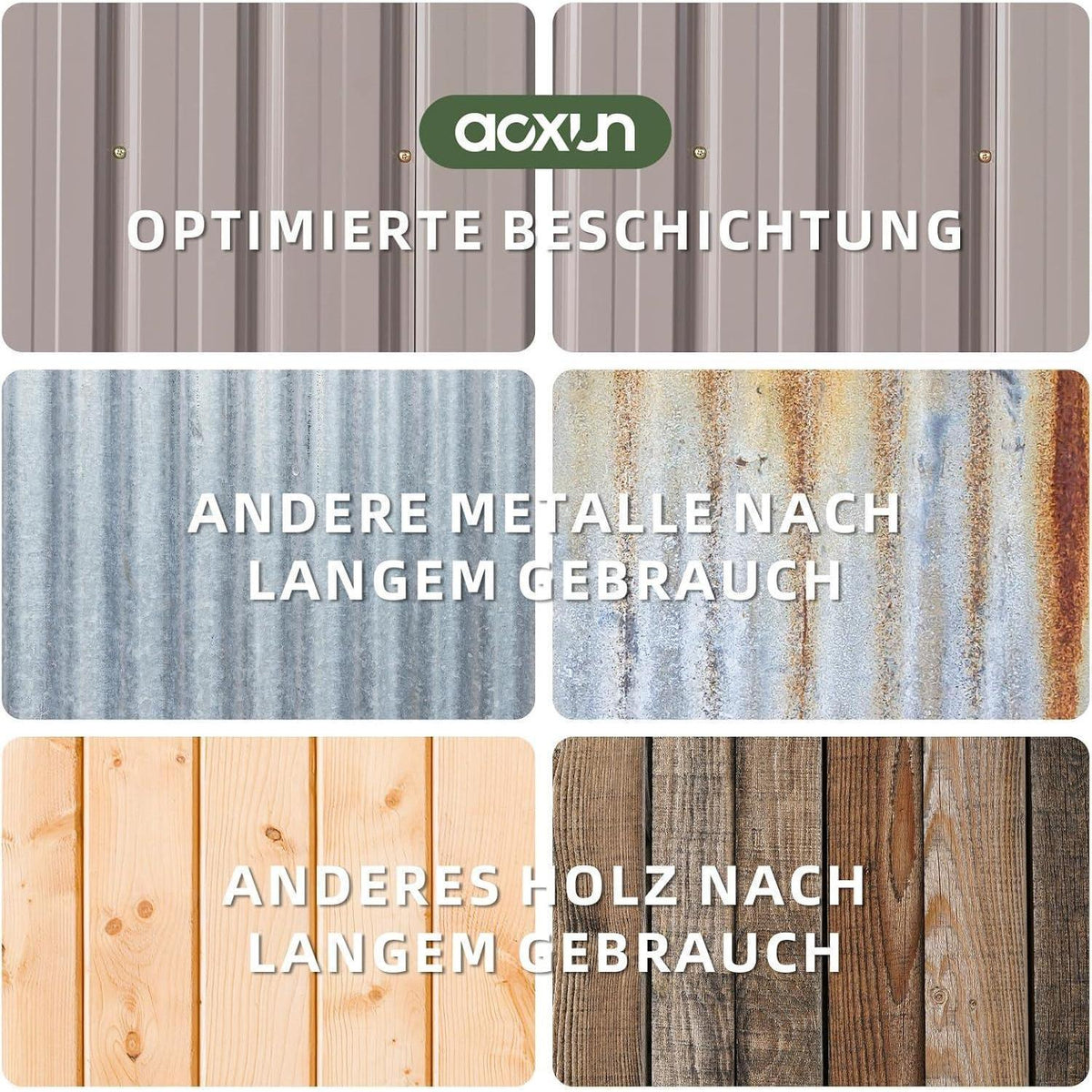 Großes Metallgerätehaus 235x171 cm – Wetterfest & Abschließbar