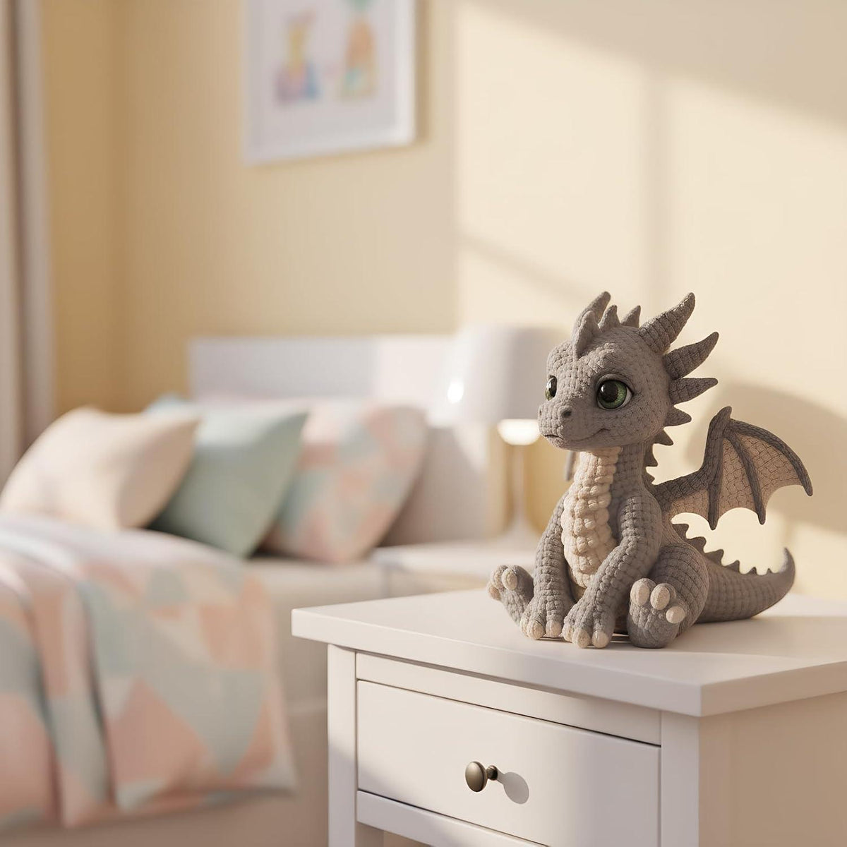 Drachen Häkelset für Anfänger mit Anleitung & Materialien
