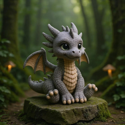 Drachen Häkelset für Anfänger mit Anleitung & Materialien