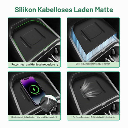 Kia EV3 Organizer Set 3-teilig – Ablage, Getränkehalter, Matte