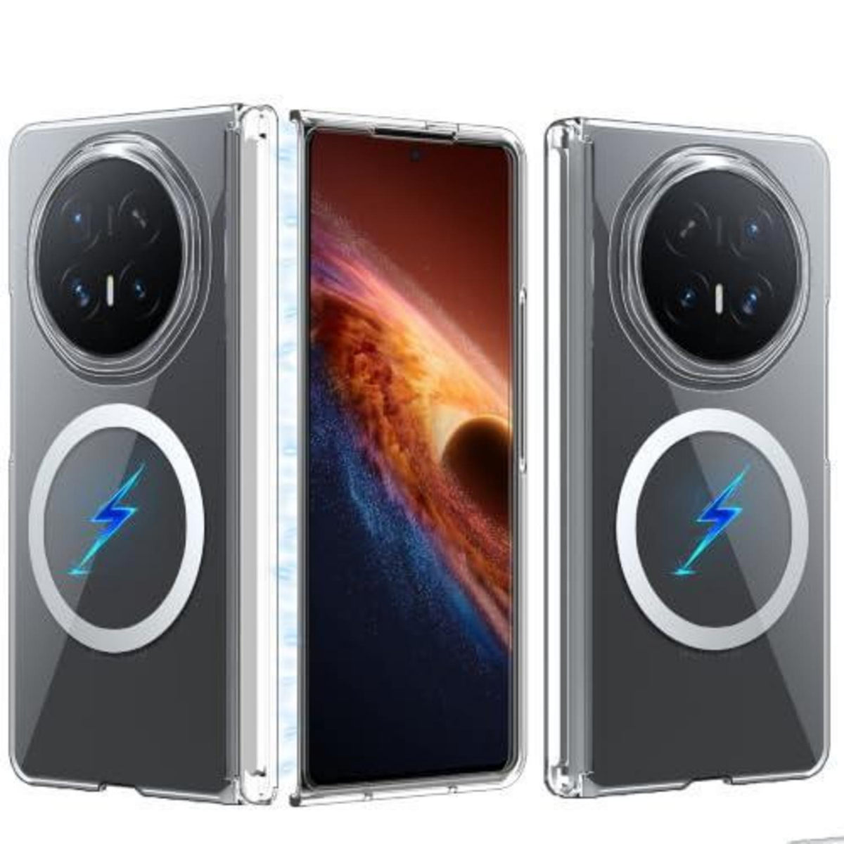 Honor Magic V6 Hülle Magnetisch, Klar & Stoßfest