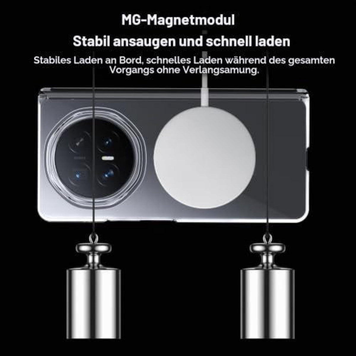 Honor Magic V6 Hülle Magnetisch, Klar & Stoßfest