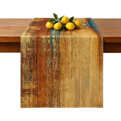 Tischläufer Herbstdeko Orange Mehrfarbig 40x180 cm