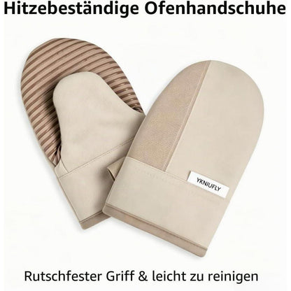 Ofenhandschuhe Silikon – Hitzebeständig & Rutschfest (2er Set)