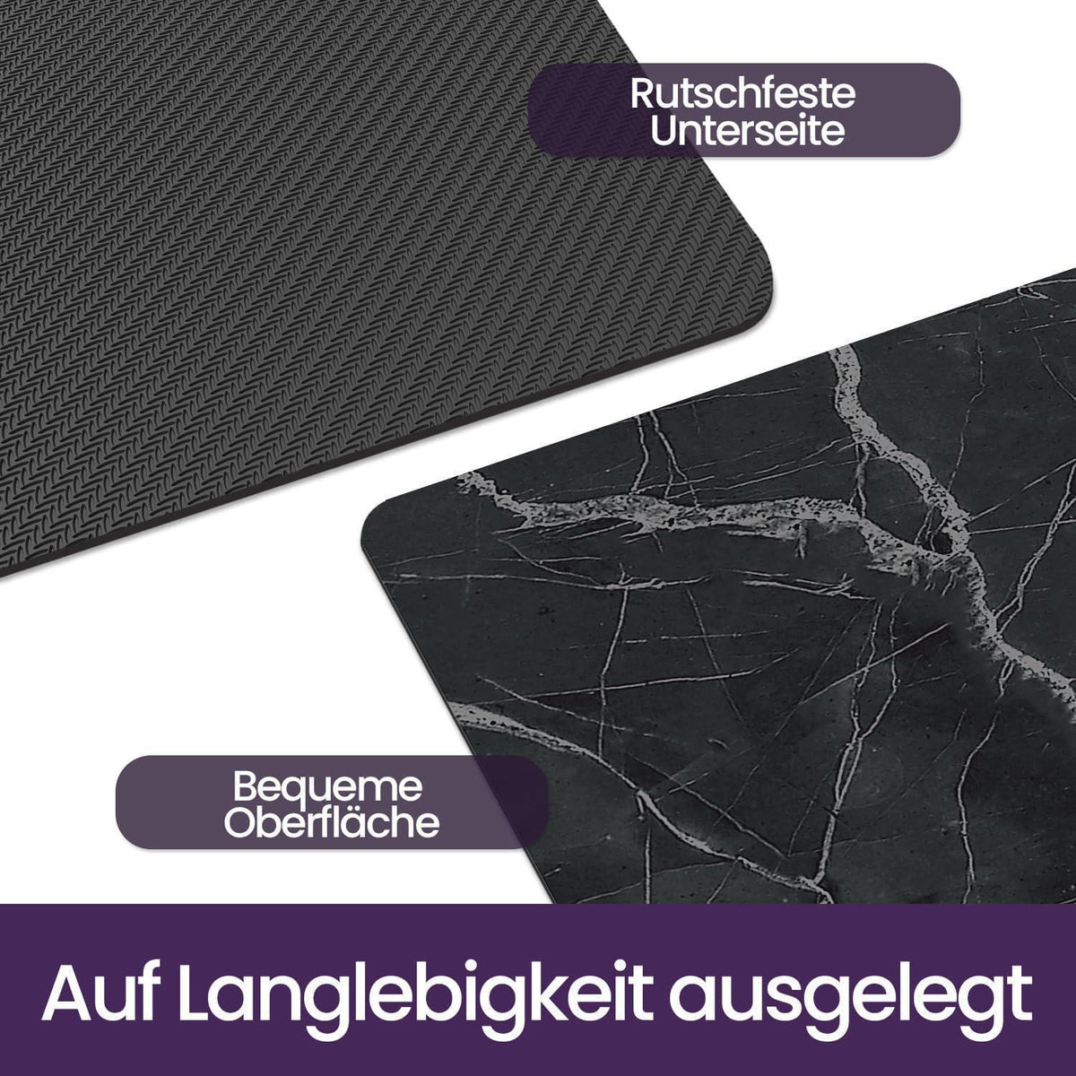 Rutschfeste Badematte 50x80 cm - Super Saugfähig & Schnelltrocknend