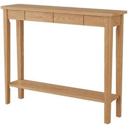 Konsolentisch Holz mit Schubladen – Schmaler Sofatisch für Flur & Wohnzimmer