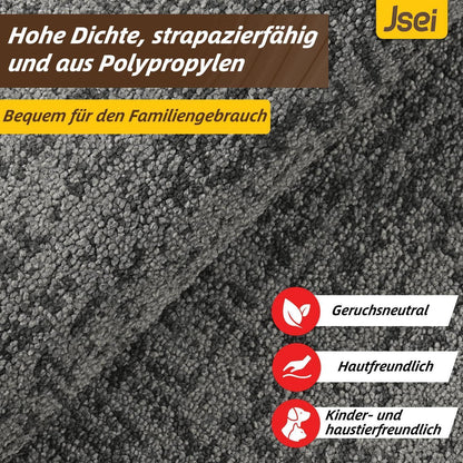 Waschbare Türmatte Grau – Rutschfest & Saugfähig 50x80cm