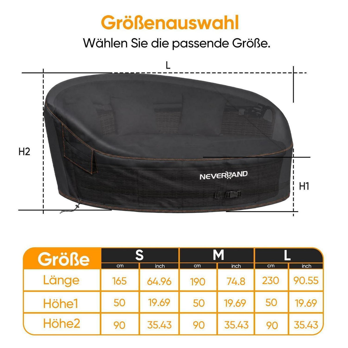 Sonneninsel Abdeckung 3D Belüftung – Größen S, M, L