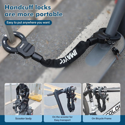 Hochsicherheits E-Scooter Schloss mit Handschellen Mechanismus