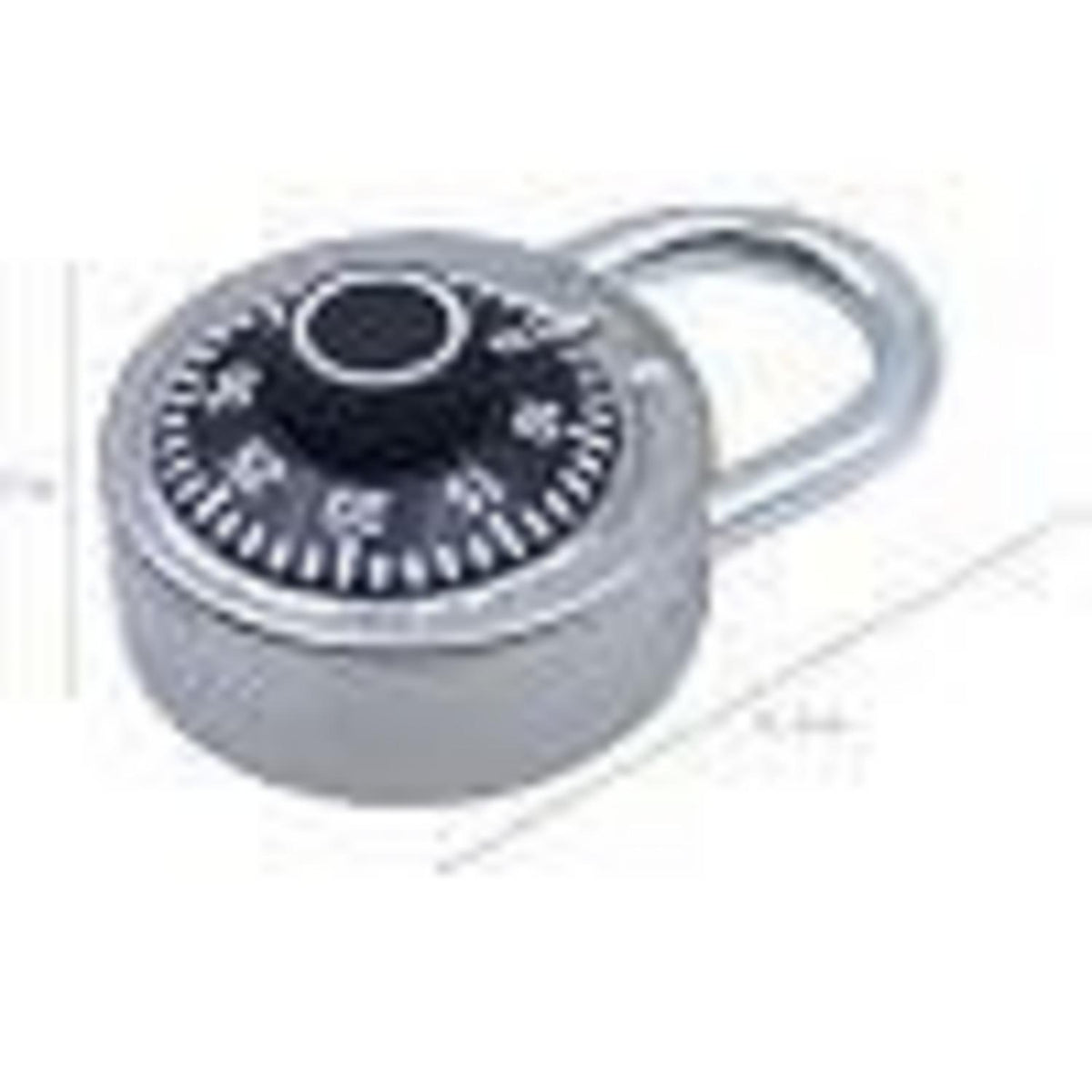 Drehbares Passwortschloss 45mm – Zinklegierung, Zifferncode
