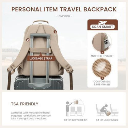 Laptop Rucksack Damen 15,6 Zoll – Gepolstert & Reisetauglich