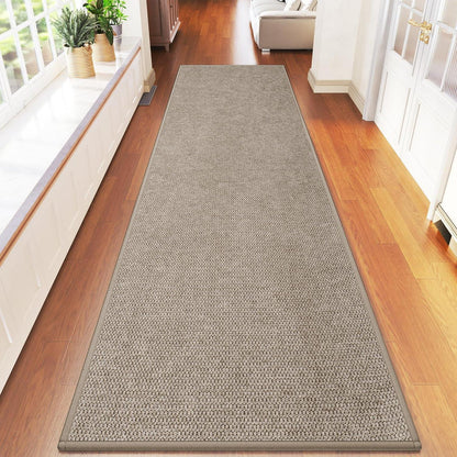 Waschbarer Küchenteppich rutschfest 45x180cm – Braun Küchenläufer